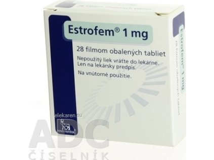 ESTROFEM 1 mg - 1x28 ks