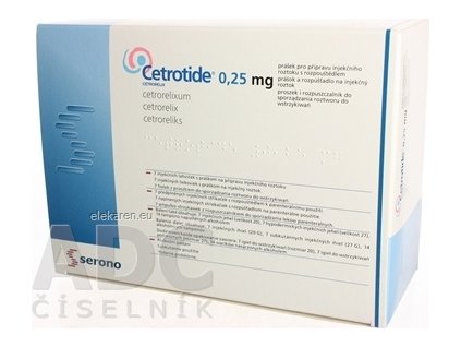 CETROTIDE 0.25MG PLV INJ 7X0.25MG+S