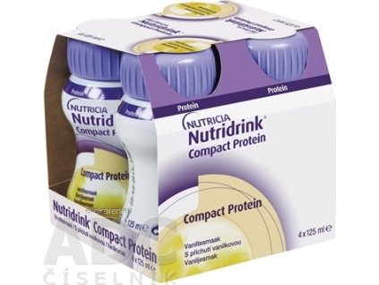 Nutridrink Compact Protein - s vanilkovou príchuťou 4x125 ml (500 ml)
