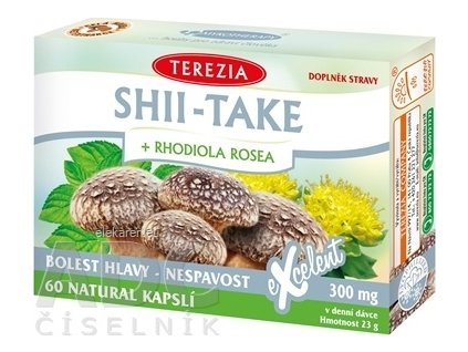 TEREZIA SHII-TAKE + RHODIOLA ROSEA - 1x60 ks