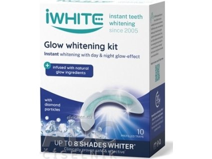 iWHITE GLOW Sada na bielenie zubov - 1x10 ks
