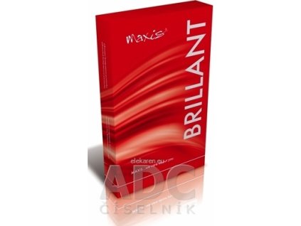 MAXIS BRILLANT STEHENNÉ PANČUCHY NEKĹZAVÉ - veľkosť 2, (II.KT), normálne, so špicou, s krajkou, bronz 1x1 pár