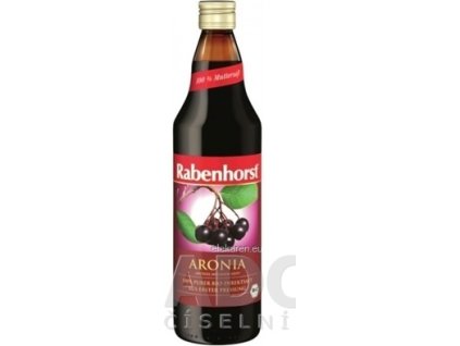 Rabenhorst Arónia 100% šťava Bio - 1x750 ml