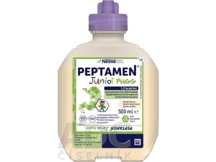 PEPTAMEN Junior PHGG - sol, vanilková príchuť 12x500 ml (6 l)
