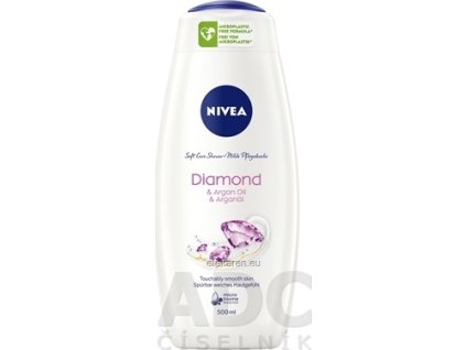 NIVEA Sprchový gél DIAMOND & Argan oil - 1x500 ml
