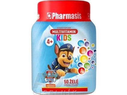 Pharmasis MULTIVITAMIN KIDS Labková patrola - 1x50 ks