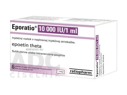 EPORATIO 10000IU/1ML SOL INJ 6X1ML