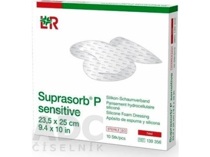 SUPRASORB P SENS.HEEL 23,5X25CM 10K