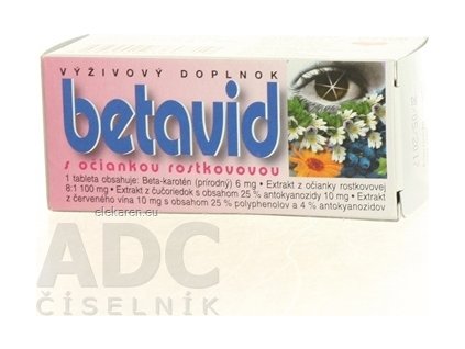 NATURVITA BETAVID s očiankou rostkovovou - 1x60 ks