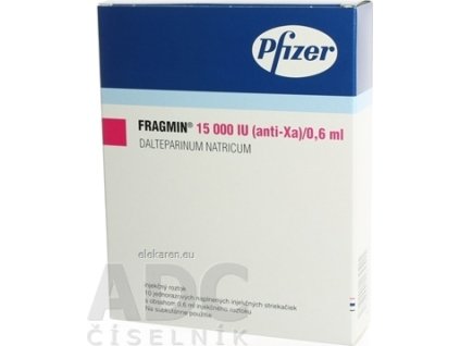 FRAGMIN 15000 IU (anti-Xa)/0,6 ml - 6 ml