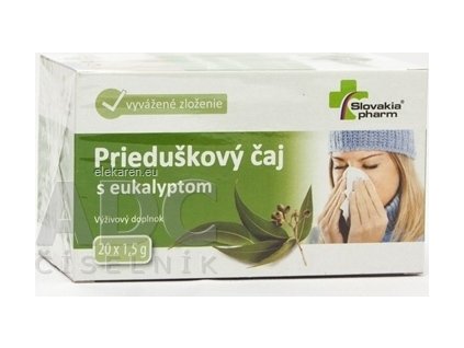Slovakiapharm Prieduškový čaj s eukalyptom - 20x1,5 g (30 g)