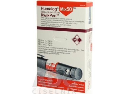 Humalog Mix 50 100 U/ml KwikPen - 5x3 ml