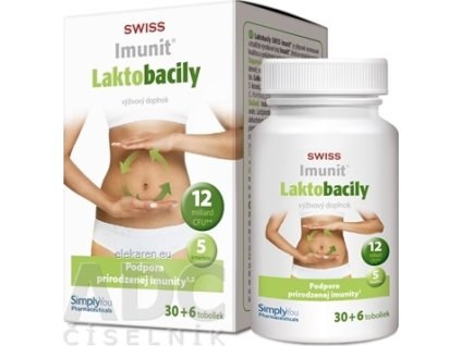 SWISS Imunit LAKTOBACILY - cps 30+6 zadarmo (36 ks)