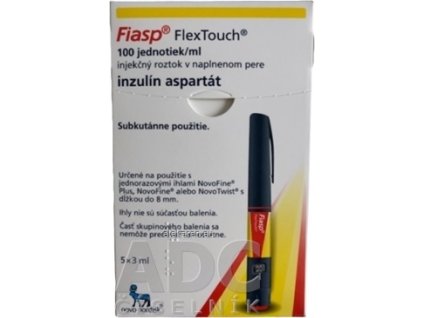 Fiasp 100 jednotiek/ml injekčný roztok v pere - 10x3 ml