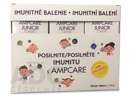 AMPCARE JUNIOR CLASSIC IMUNITNÉ BALENIE - 3x150 ml