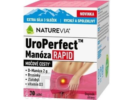 NATUREVIA UroPerfect Manóza RAPID - 1x30 ks