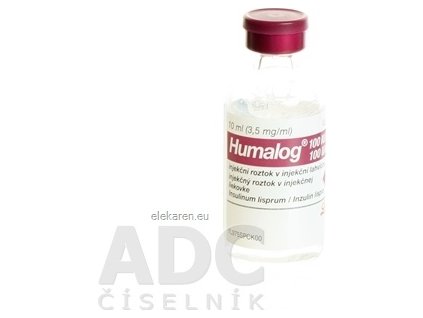 HUMALOG SOL INJ 1X10ML 100IU/ML