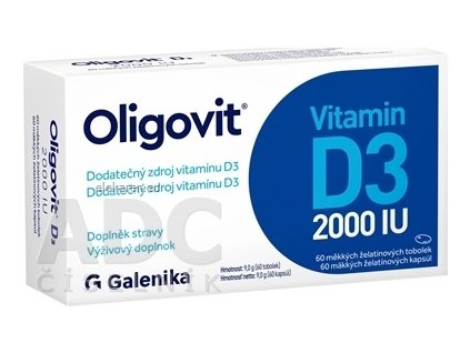 Oligovit Vitamín D3 2000 IU - 1x60 ks