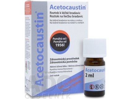 ACETOCAUSTIN ROZT.LIEC.BRADAVIC 2ML