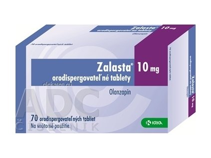 Zalasta 10 mg orodispergovateľné tablety - 1x70 ks