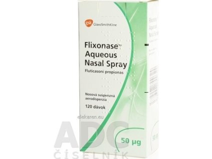 Flixonase Aqueous Nasal Spray - aer nau (fľ.skl.s rozprašovačom) 1x120 dávok