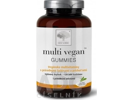 NEW NORDIC multi vegan GUMMIES - 1x120 ks