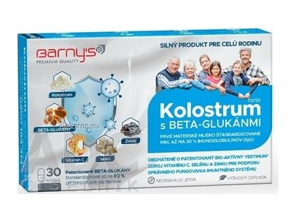 Barny's KOLOSTRUM s beta-glukánmi forte + darček - 1x1 set