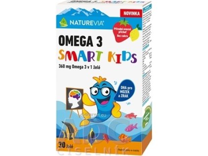 NATUREVIA OMEGA 3 SMART KIDS - 1x30 ks