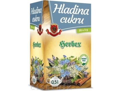 HERBEX HLADINA CUKRU - 20x3 g