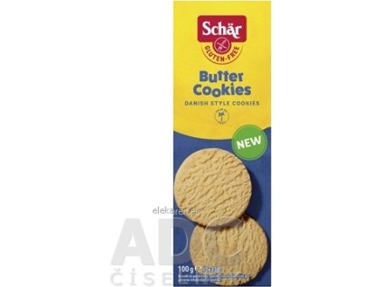 Schär BUTTER COOKIES sušienky - 1x100 g