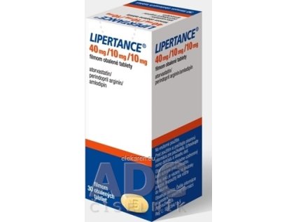 Lipertance 40 mg/10 mg/10 mg - 1x30 ks