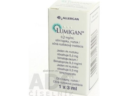 LUMIGAN INT OPO 1X3ML/0,9MG