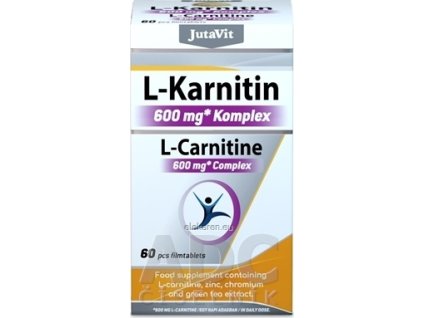 JutaVit L-Karnitin 600 mg Komplex - 1x60 ks