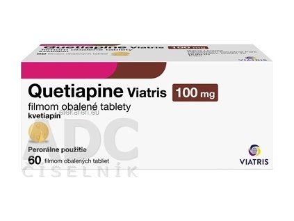 QUETIAPIN MYLAN 100 TBL FLM 60X100M
