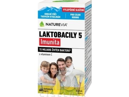 NATUREVIA LAKTOBACILY "5" Imunita - 1x60 ks