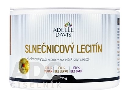 Adelle Davis SLNEČNICOVÝ LECITÍN - 1x275 g