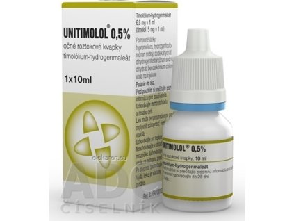 UNITIMOLOL 0,5 % INT OPO 10 ML