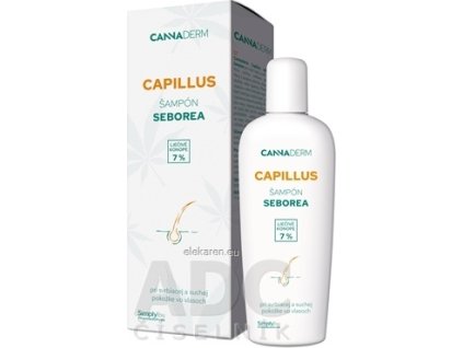 Cannaderm CAPILLUS šampón Seborea - 1x150 ml