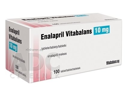 Enalapril Vitabalans 10 mg tablety - 1x100 ks