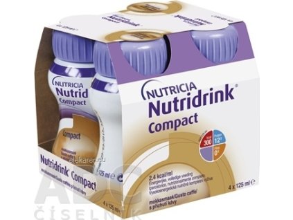 NUTRIDRINK COMPACT - s kávovou príchuťou 4x125 ml (500 ml)