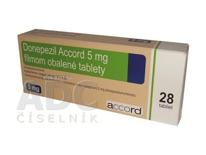 Donepezil Accord 5 mg - 1x28 ks