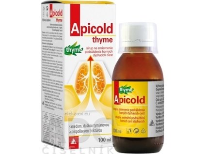 Apicold thyme sirup - 1x100 ml