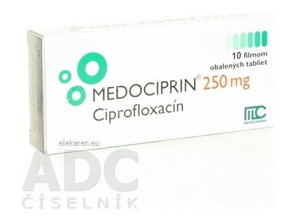 MEDOCIPRIN 250MG TBL FLM 10X250MG