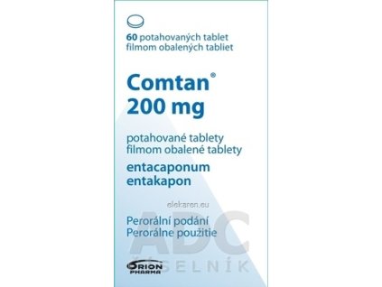 Comtan 200 mg filmom obalené tablety - 1x60 ks