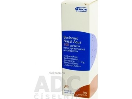 BECLOMET NASAL AQUA 100 µg - 1x23 ml
