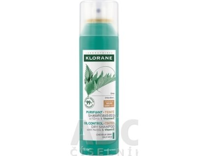 KLORANE SUCHÝ ŠAMPÓN so žihľavou & vitamínom E - 1x150 ml