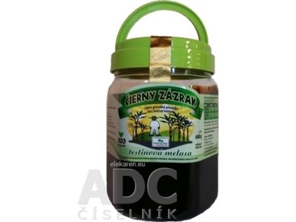 ČIERNY ZÁZRAK trstinová melasa BIO - 1x680 g