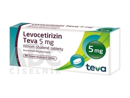 Levocetirizin Teva 5 mg - 1x30 ks