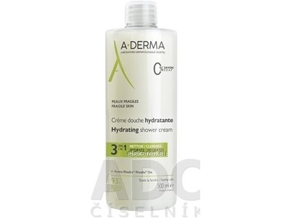 A-DERMA Hydratačný sprchový krém 3v1 - 1x500 ml