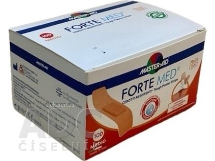 MASTER AID FORTE MED Náplasti - 1x100 ks
